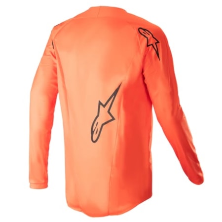 Segunda imagem do produto Camisa Alpinestars Fluid Lurv 23 - Laranja Hot Preto