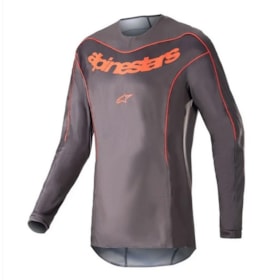 Camisa Alpinestars Fluid Lurv 23 - Magneto Vermelho Neon