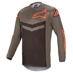 Camisa Alpinestars Fluid Speed 21 - Cinza Laranja