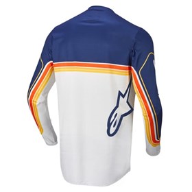 Camisa Alpinestars Fluid Speed 22 - Azul Branco Laranja