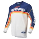 Camisa Alpinestars Fluid Speed 22 - Azul Branco Laranja