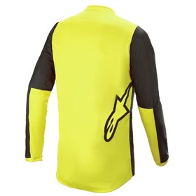 Camisa Alpinestars Fluid Tripple 21 - Preto Amarelo Vermelho