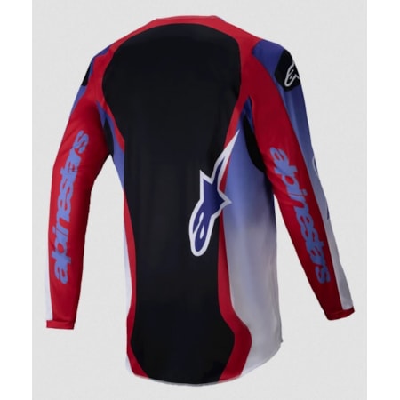 Segunda imagem do produto Camisa Alpinestars Fluid Wurx 25 - Roxo Vermelho Bright