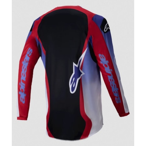 Segunda imagem do produto Camisa Alpinestars Fluid Wurx 25 - Roxo Vermelho Bright