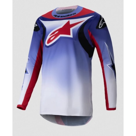 Camisa Alpinestars Fluid Wurx 25 - Roxo Vermelho Bright