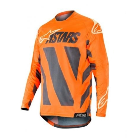 Camisa Alpinestars Racer Braap 19 Infantil - Laranja