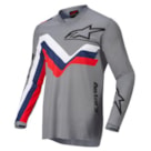 Camisa Alpinestars Racer Braap 22 - Cinza Claro