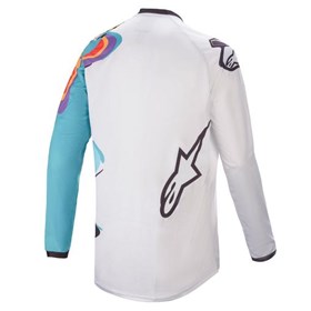Camisa Alpinestars Racer Flagship 21 - Branco Off Multicolor