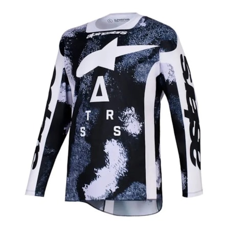 Segunda imagem do produto Camisa Alpinestars Racer Lahnd Cinza Camo