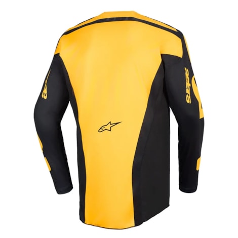 Segunda imagem do produto Camisa Alpinestars Racer Riway Amarelo Preto