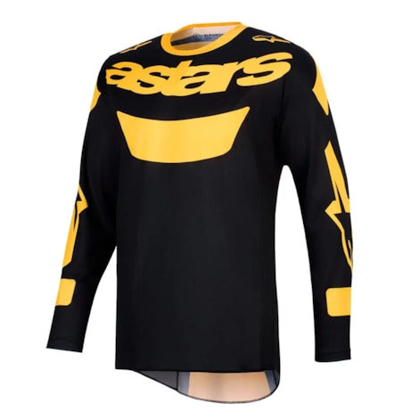 Camisa Alpinestars Racer Riway Amarelo Preto