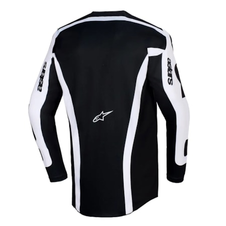 Segunda imagem do produto Camisa Alpinestars Racer Riway Branco Preto