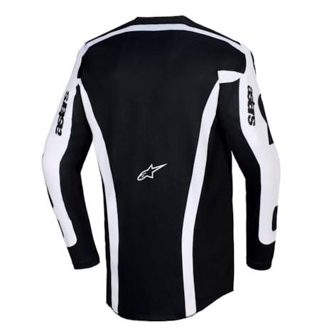 Segunda imagem do produto Camisa Alpinestars Racer Riway Branco Preto