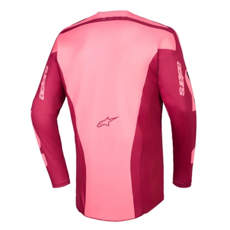 Segunda imagem do produto Camisa Alpinestars Racer Riway Vermelho Escuro Coral