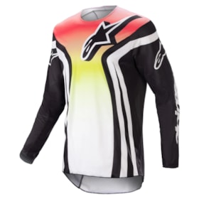 Camisa Alpinestars Racer Semi 23 - Preto Multicolor