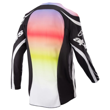 Segunda imagem do produto Camisa Alpinestars Racer Semi 23 - Preto Multicolor