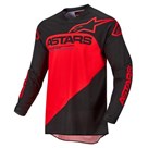 Camisa Alpinestars Racer Supermatic 22 - Preto Vermelho