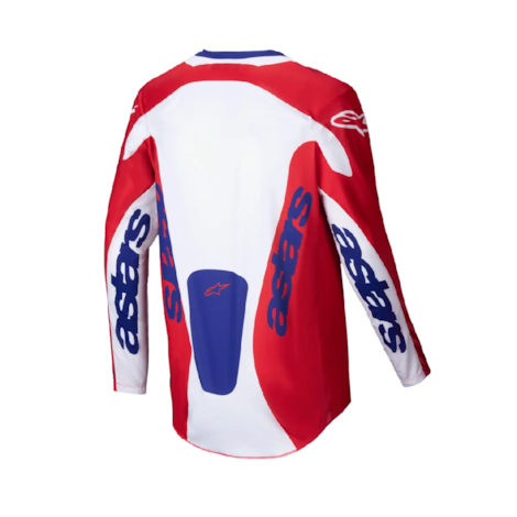 Segunda imagem do produto Camisa Alpinestars Racer Veil Vermelho Bright Branco