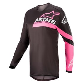 Camisa Alpinestars Stella Fluid Chaser 22 - Preto Rosa