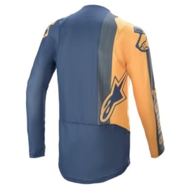 Segunda imagem do produto Camisa Alpinestars Supertech Foster 21 - Azul Laranja