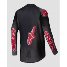 Camisa Alpinestars Supertech Lipan 25 - Cinza Vermelho Bright