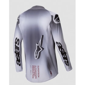 Camisa Alpinestars Supertech Maker 25 - Cinza Silver Preto