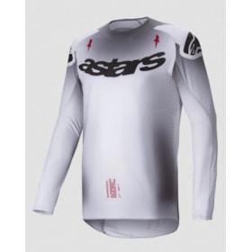 Camisa Alpinestars Supertech Maker 25 - Cinza Silver Preto