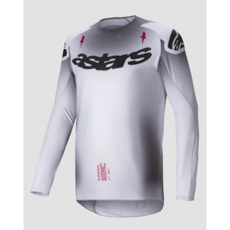 Camisa Alpinestars Supertech Maker 25 - Cinza Silver Preto