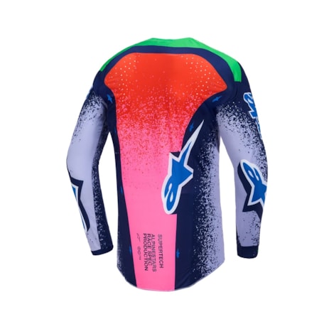 Segunda imagem do produto Camisa Alpinestars Supertech Records LT Multicolor