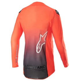 Camisa Alpinestars Supertech Risen 23 - Laranja Hot Preto