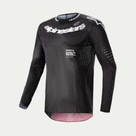 Camisa Alpinestars Supertech Ward 24 - Preto Vermelho