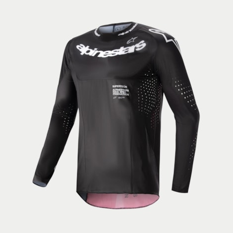 Camisa Alpinestars Supertech Ward 24 - Preto Vermelho