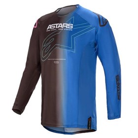 Camisa Alpinestars Techstar Phantom 21 - Preto Azul