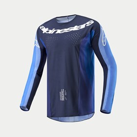 Camisa Alpinestars Techstar Pneuma 24 - Azul Marinho Azul Claro