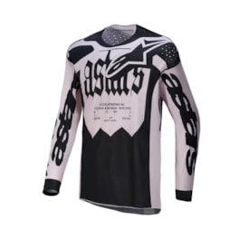 Camisa Alpinestars Techstar Wolf Dust Cinza Preto
