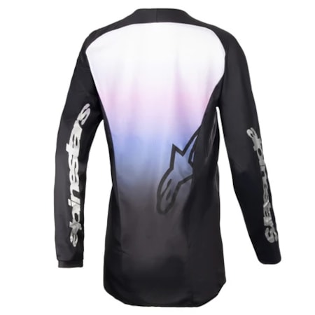 Segunda imagem do produto Camisa Alpnestars Stella Fluid 23 Feminino - Preto Azul Roxo