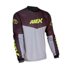 Camisa AMX Infantil Prime Cross - Preto Neon