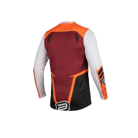 Segunda imagem do produto Camisa ASW Concept Chevron Laranja Flúor Branco Vinho
