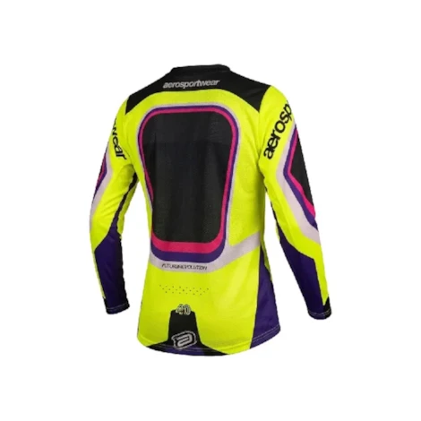 Segunda imagem do produto Camisa ASW Image Cyber Feminino Amarelo Flúor Preto Rosa