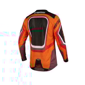 Segunda imagem do produto Camisa ASW Image Cyber Laranja Preto Marrom