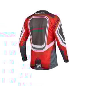 Segunda imagem do produto Camisa ASW Image Cyber Vermelho Preto Cinza