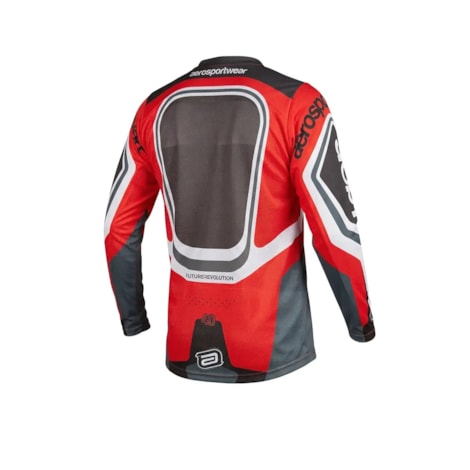 Segunda imagem do produto Camisa ASW Image Cyber Vermelho Preto Cinza