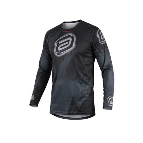 Camisa ASW Image Enduro Dots Preto Cinza