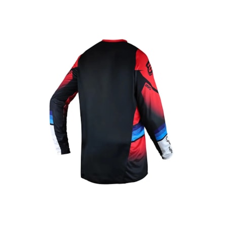 Segunda imagem do produto Camisa ASW Image Sync Infantil Vermelho Preto Branco