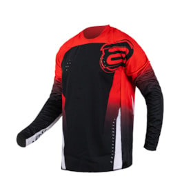 Camisa ASW Podium Nitro Preto Vermelho