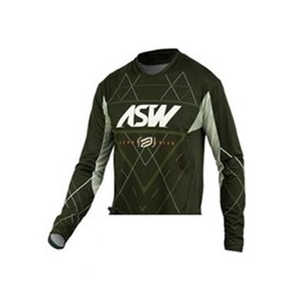 Camisa ASW Podium Vertice 21 - Verde Escuro Branco
