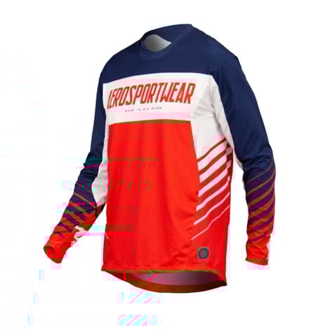 Camisa ASW Podium Windy 23 - Vermelho Marinho