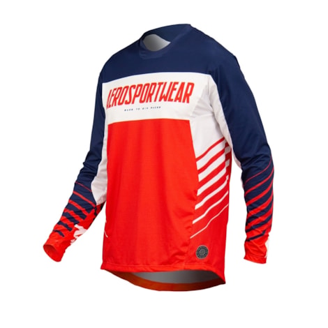 Camisa ASW Podium Windy 23 - Vermelho Marinho