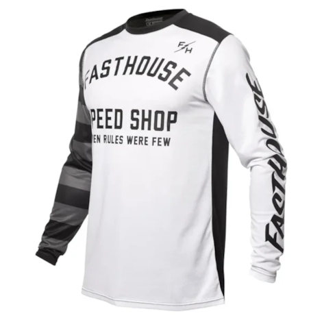 Camisa Fasthouse Carbon Eternal Branco Preto