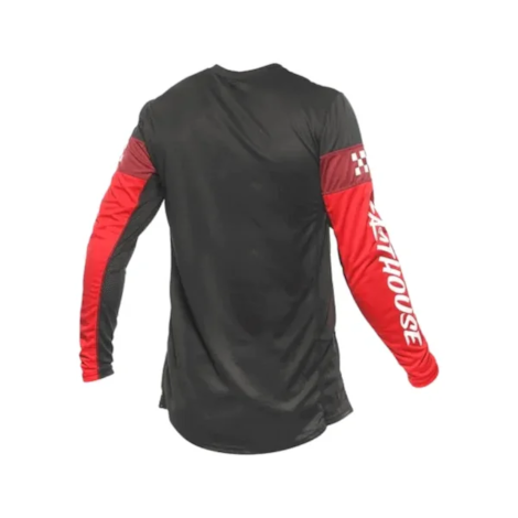 Segunda imagem do produto Camisa Fasthouse Grindhouse Akin Infantil Vermelho Preto